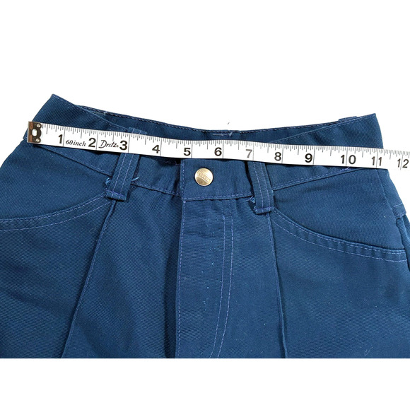 VTG 70's Fenton Blue Bell Bottom Jeans Womens Size 23 Petite Small Western Wear - Picture 5 of 7